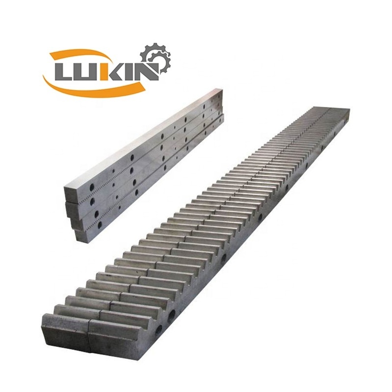 Solid Steel China Manufacture M8 79*79mm Straight Gear CNC Curved Rack And Pinion