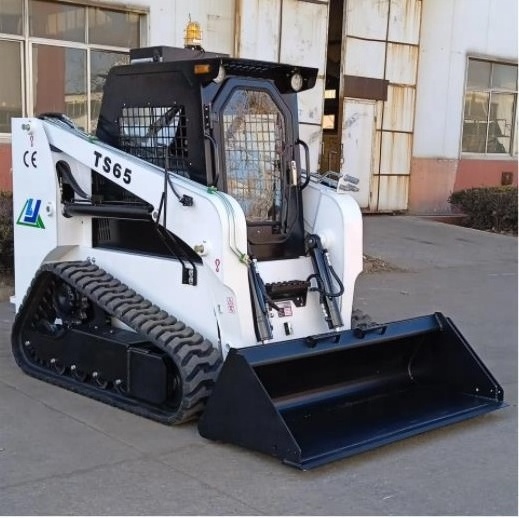 Track Skid Steer Loader Optional Attachment Crawler Wheel Skid Steer Loader With Mulcher Rock Saw Sweeper Snow Blower Auger