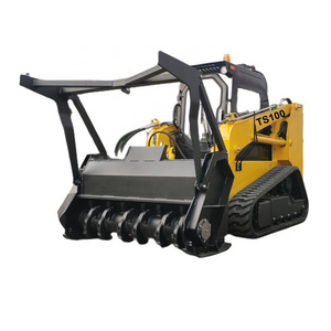 New Drum Forestry Mulcher for Skid Steer Track Skid Steer with Mulcher for Sale