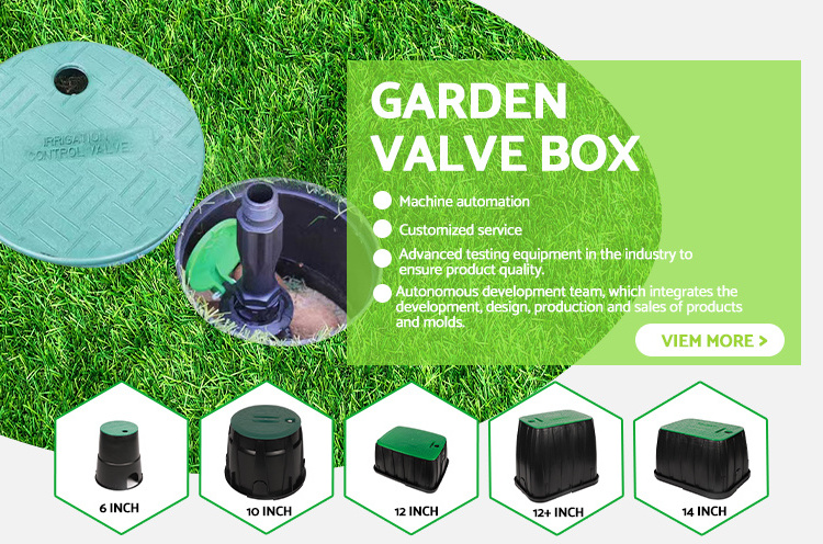 2022 Latest garden irrigation valve box 10 inch plastic agriculture ...