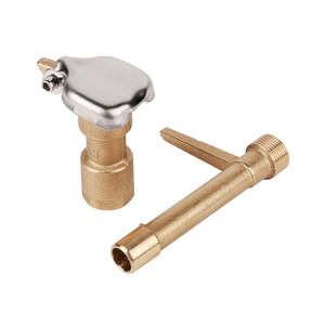 Outdoor Accessories Garden Lawn Sprinkler Irrigation System Watering Copper Brass Quick Coupling Valve for Water Intake