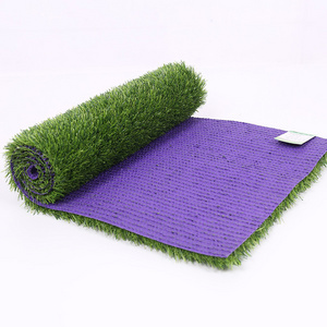 2022 New Soccer boll artificial soccer field grass U shape purple back glue football field Grass