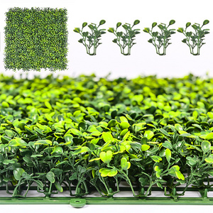 20in Grama Artificial Para Pared Garden Balcony Artificial Boxwood Greenery Backdrop Grass Hedge Fence Vertical Wall Decor Panel