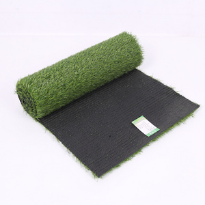 Commercial 35mm Black PE Synthetic Mat Tennis Court Turf Leisure Artificial Grass For Baseball Golf Cricket Field Green Carpet