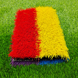 environmental protection kindergarten children's playground decoration red yellow rainbow colorful artificial grass