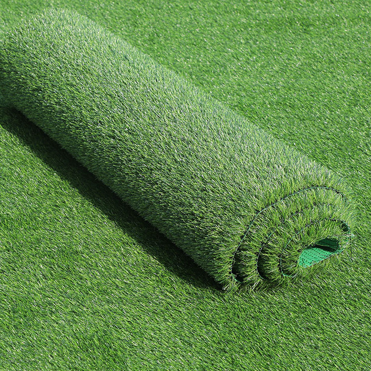 GHGrass indoor landscaping synthetic lawn mat outdoor play green color artificial turf natural grass carpet for garden balcony