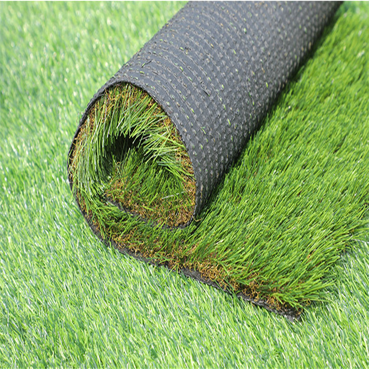 25mm beautiful artificial grass roll out Weather Fastness Sweeper Power Brush best synthetic grass Lawn