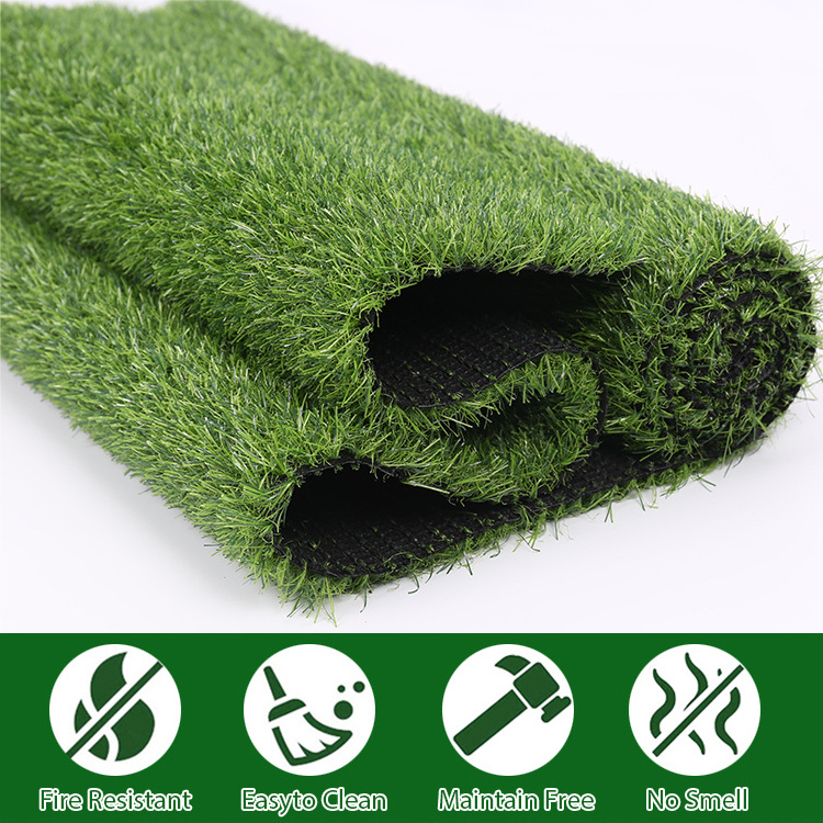 high density synthetic lawn 20mm 25mm 30mm 40mm rumput sintetis pet friendly green artificial grass