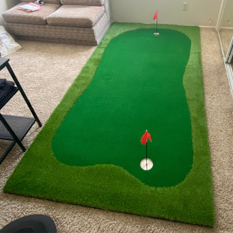 150*300cm Professional Mini Golf Course Indoor Outdoor Golf Putting Green Turf Matt Golf Hitting Practice Mat