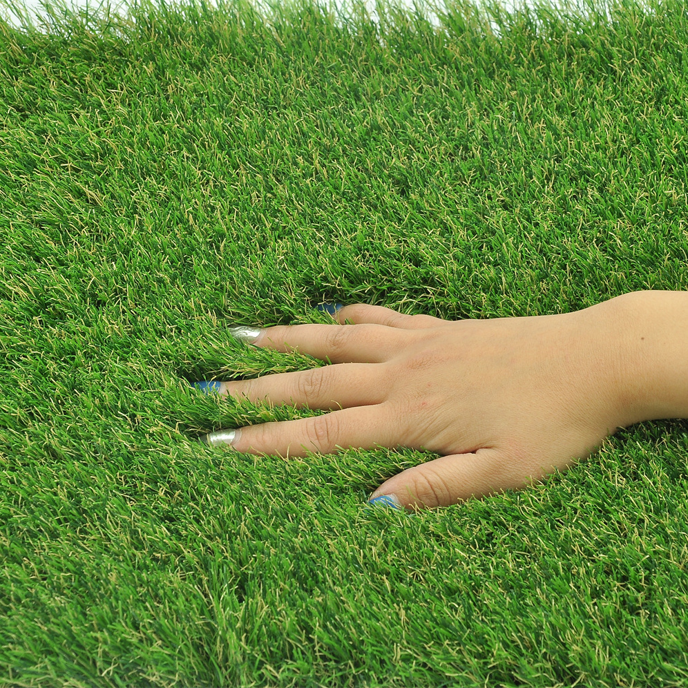 Wholesale 40mm Soft Fake Turf Artificial Green Grass Rug Synthetic Lawn Carpet For Outdoor Indoor Garden Backyard Landscaping