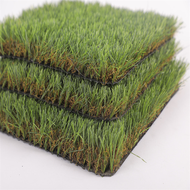 Outdoor garden landscape custom synthetic grass green color fake turf roll artificial grass