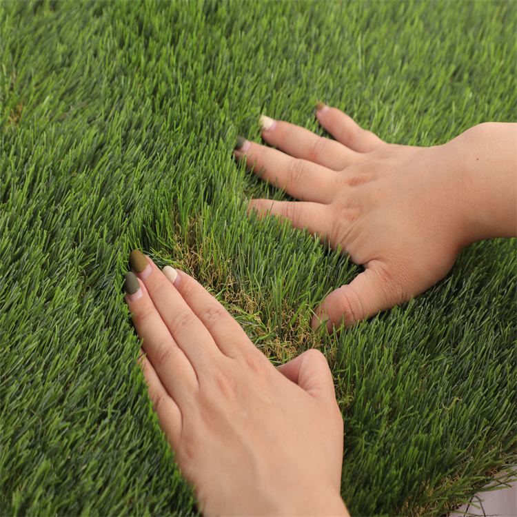 Outdoor garden landscape custom synthetic grass green color fake turf roll artificial grass