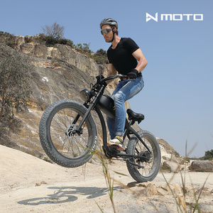 New design Cafe racer electric bike 26inch 750W 52V electric fat bike with removeable battery