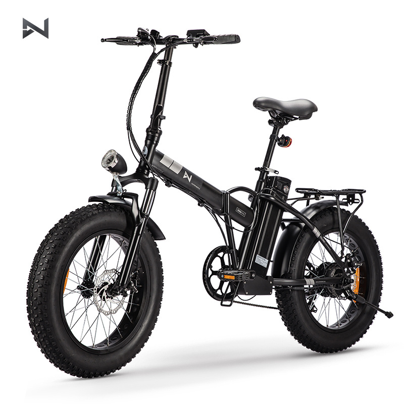 20 inches bici mountain bike Electric Fat eBike 500W 2 Seat Folding Electric Bike