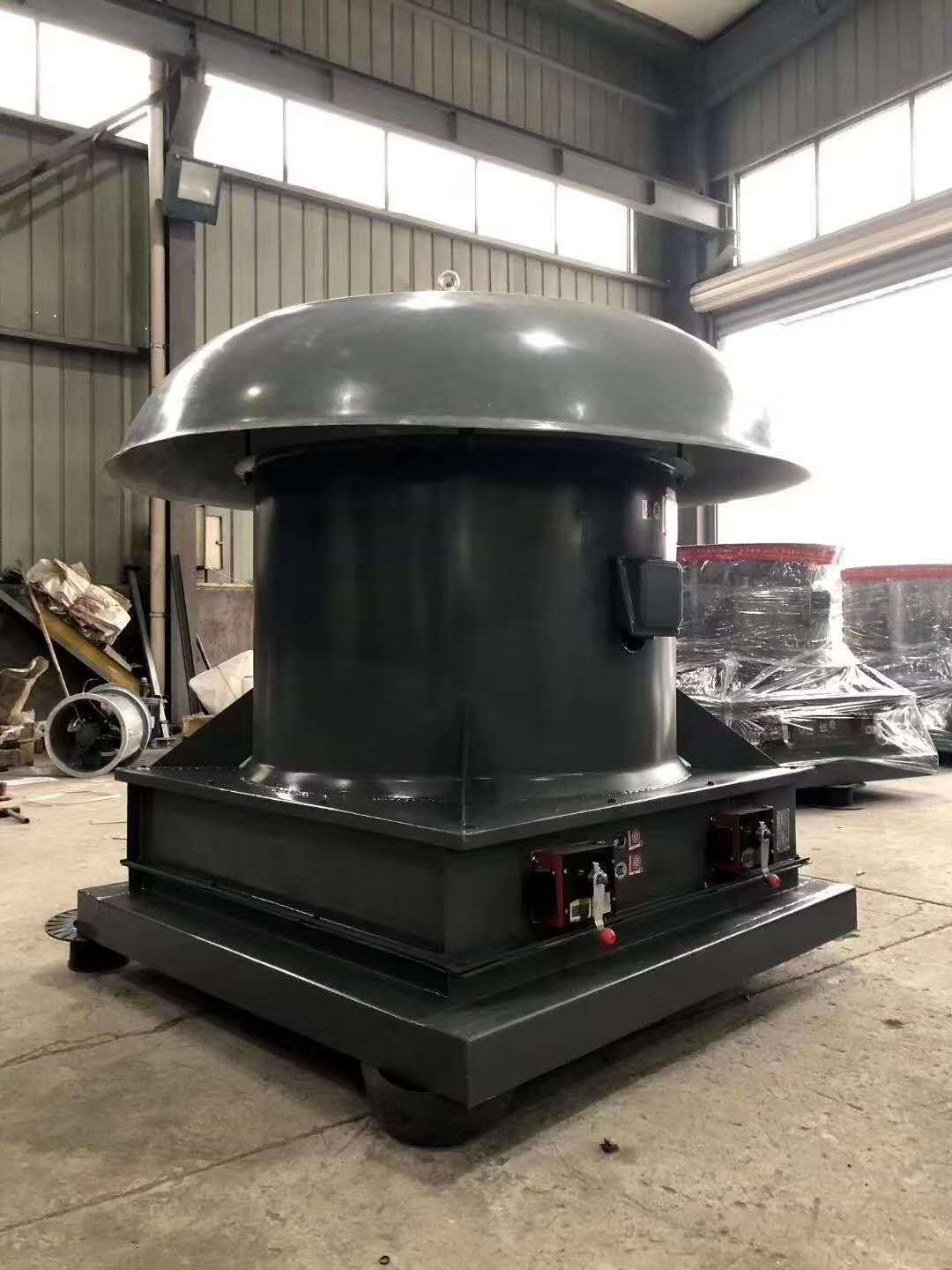 FRP Carbon Steel Chimney Smoke Exhaust Axial-flow Roof Mounted Fan