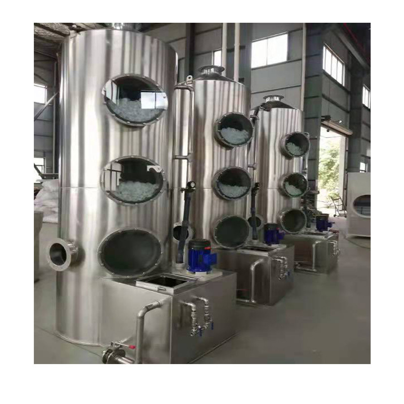 Ammonia Absorption Water Scrubber Spray Tower Welding Fume Extractor For Industrial Waste gas Disposal