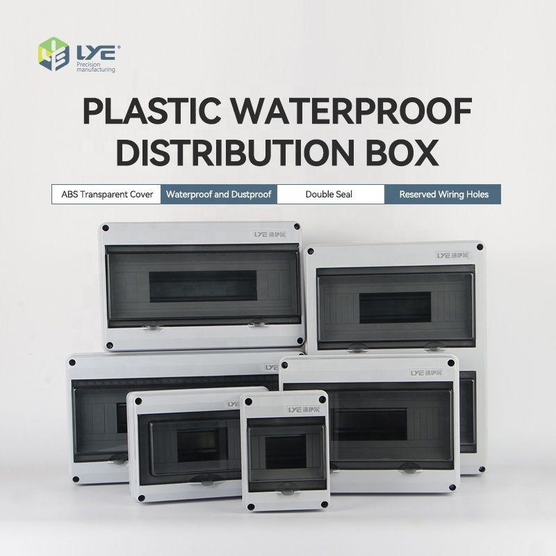 High quality LYC2 5WAYS IP65 waterproof Plastic distribution box ABS plastic electrical db junction boxes