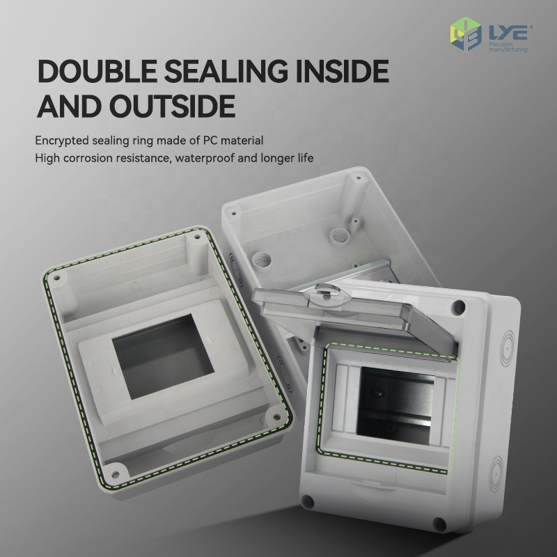 High quality LYC2 5WAYS IP65 waterproof Plastic distribution box ABS plastic electrical db junction boxes