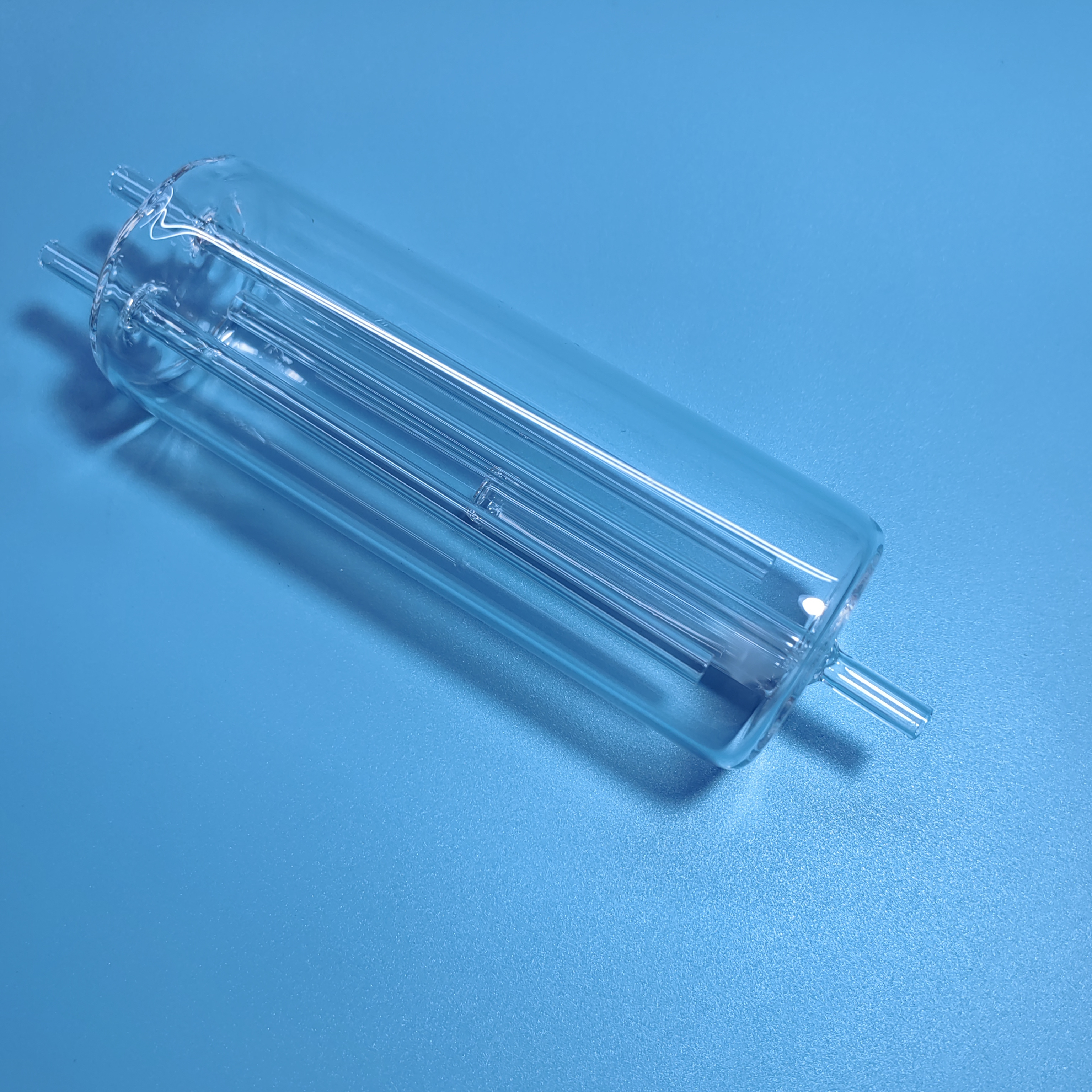 High temperature Transparent Quartz Glass Tube with flange shaped tube silica quartz pipes for lab