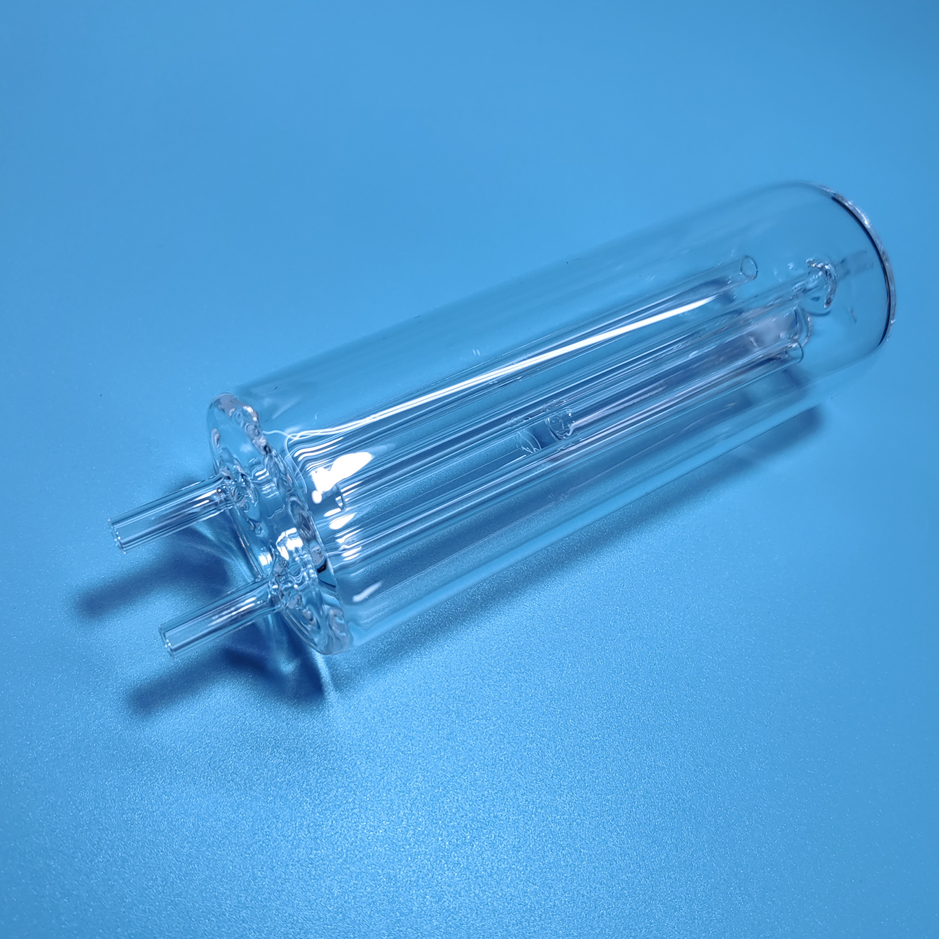 High temperature Transparent Quartz Glass Tube with flange shaped tube silica quartz pipes for lab