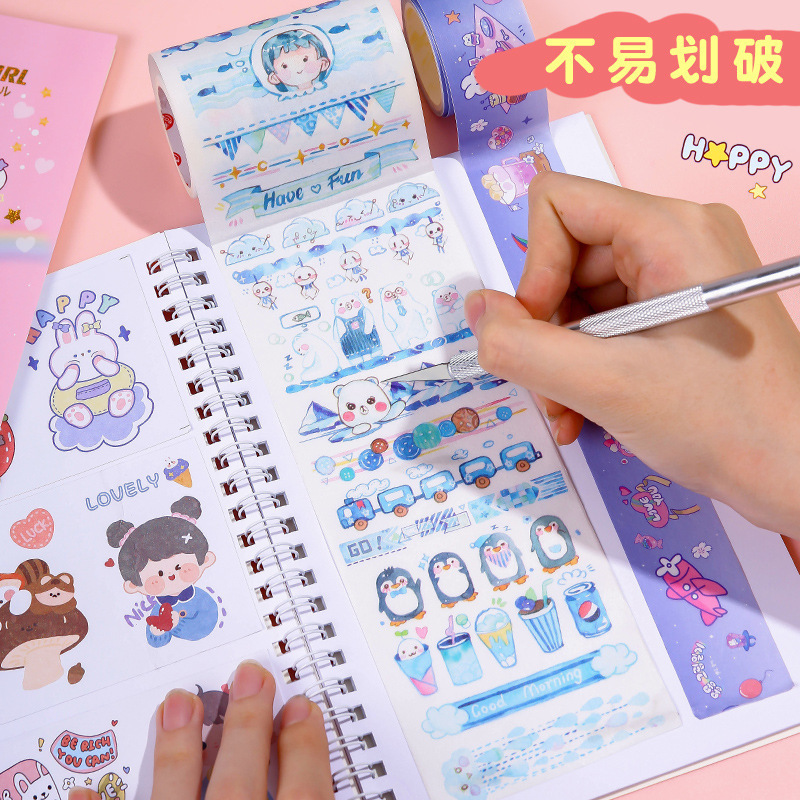 Custom  Cute Reusable Sticker Book for Sticker Collection Sticker Storage Book