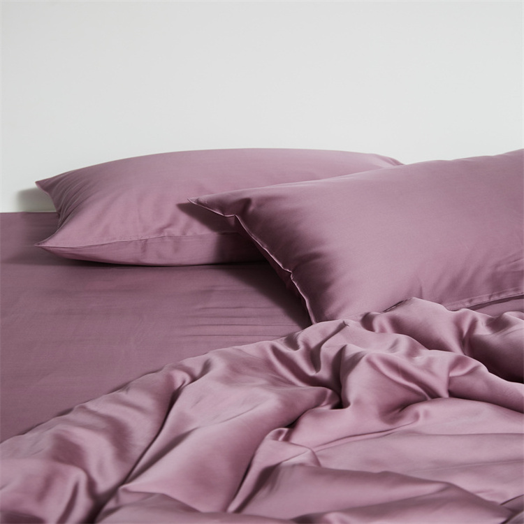 Ly pure luxury classic cooling bamboo bed sheet set including fitted sheet and pillow cases