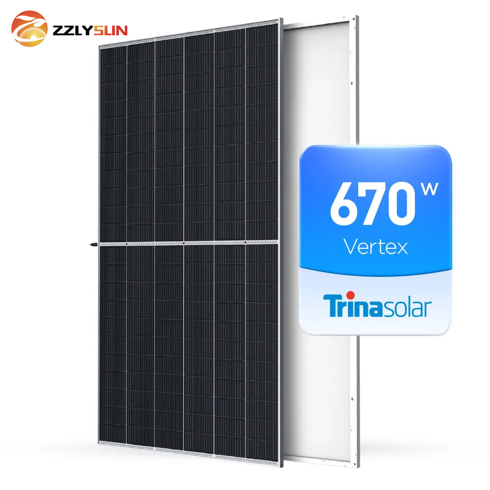 Trina Eu Warehouse Solar Power Panel 405 425 550 670 Watt Solar Photovoltaic Panels