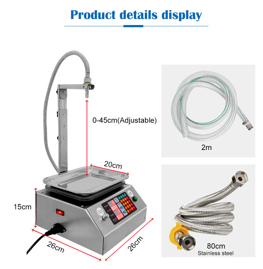 Laundry Detergent Detergent Gel Viscous Liquid Filling Machine Large Flow Liquid Dispensing Machine Paste Liquid Filling Machine