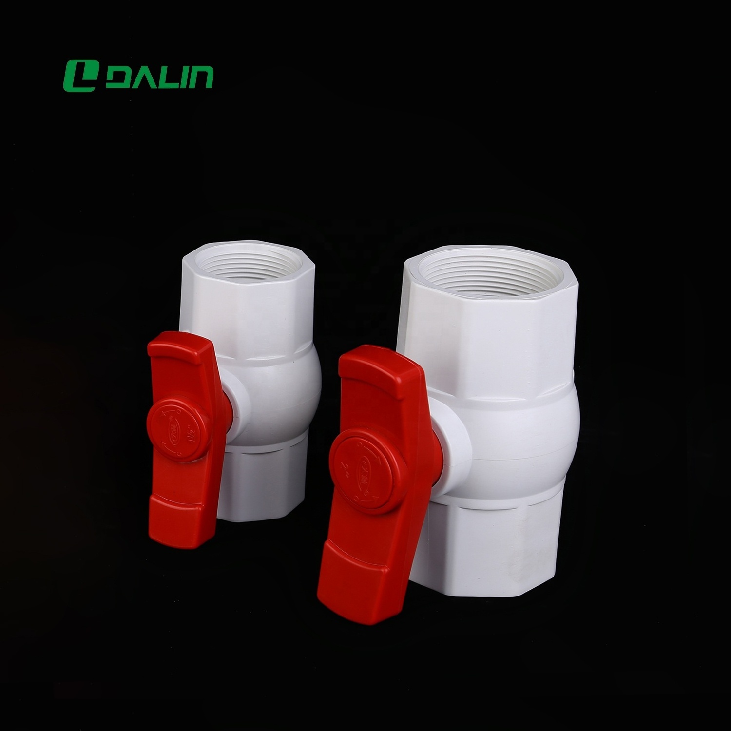 Manufacturer Wholesale Most Professional Garden Hose Threads Recycled Material Plastic Square Handle PVC Ball Valve