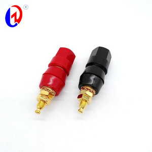 spring loaded speaker terminal banana plug screw binding post