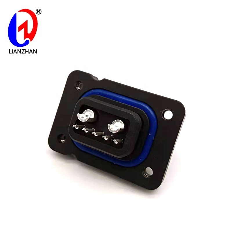 Electric Scooter Charging Port Base Assembly Male Female Electric Motorcycle Charger Socket Connector