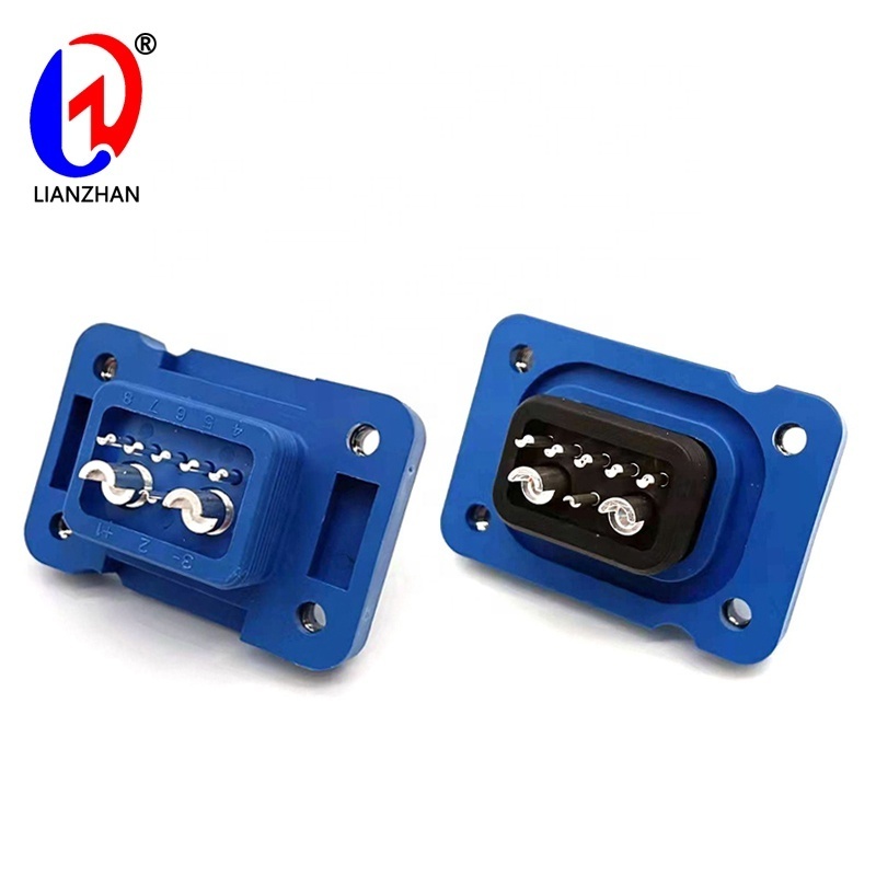 Electric Scooter Charging Port Base Assembly Male Female Electric Motorcycle Charger Socket Connector