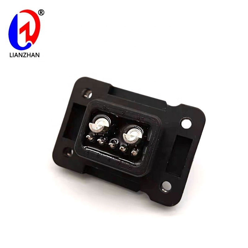 Electric Scooter Charging Port Base Assembly Male Female Electric Motorcycle Charger Socket Connector