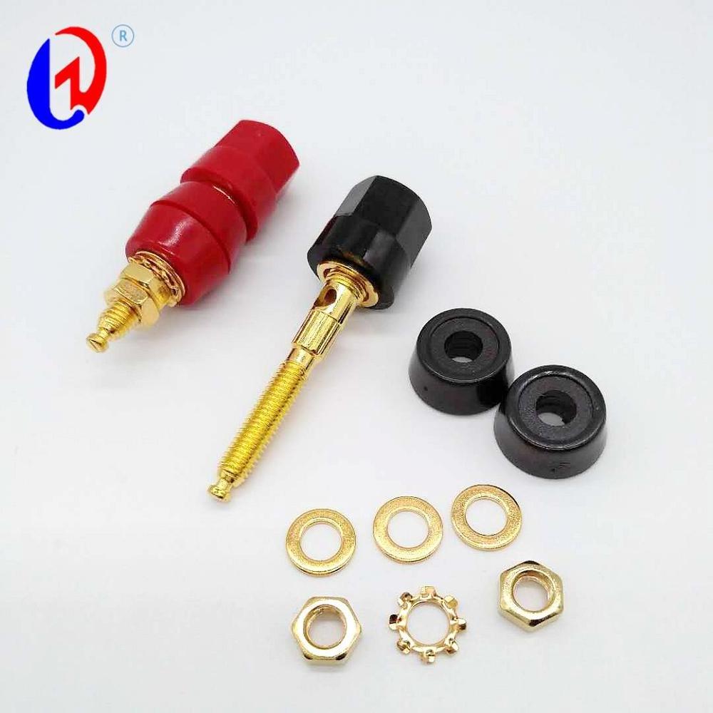 spring loaded speaker terminal banana plug screw binding post