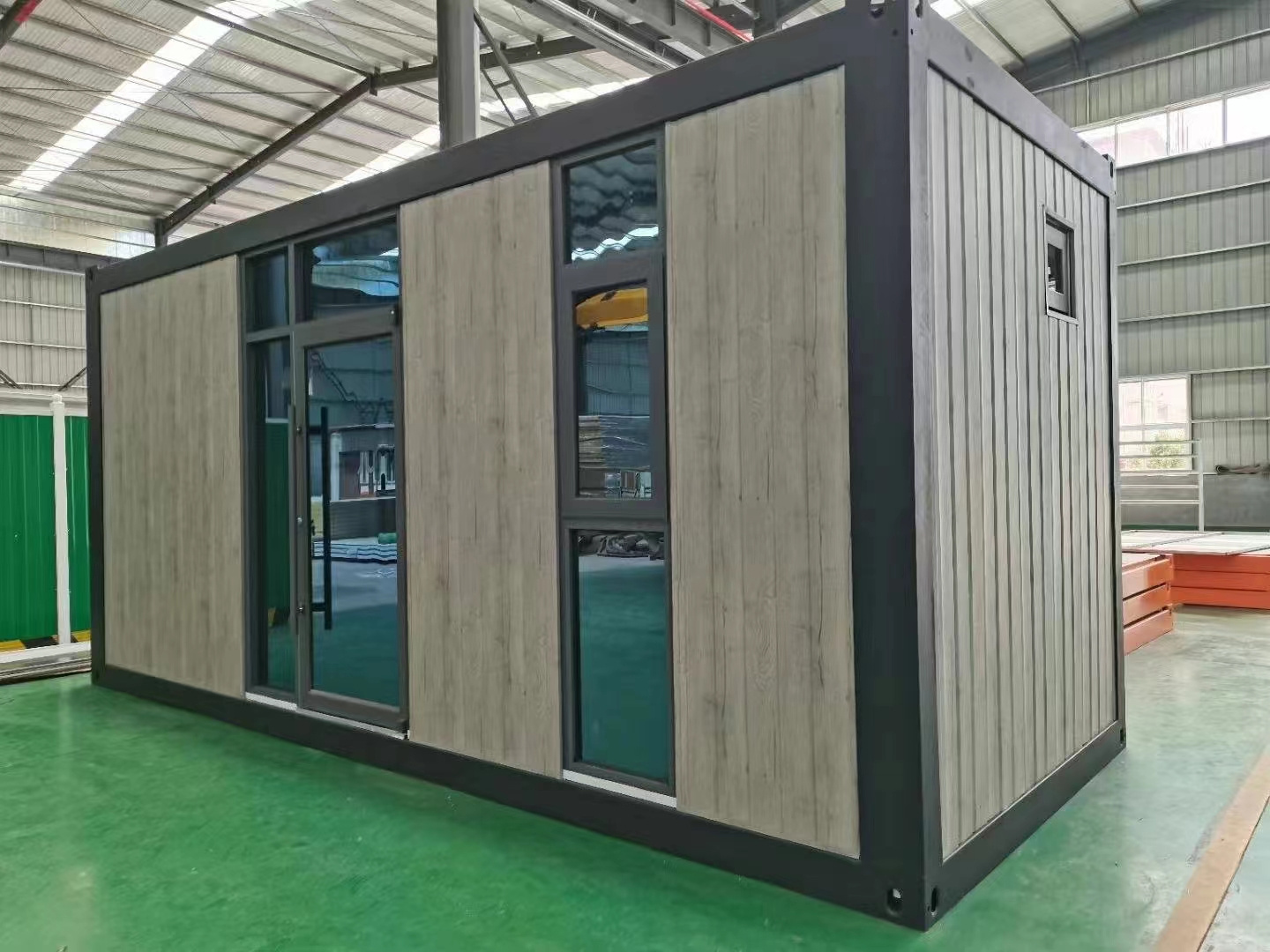 Fast build prefab house 20ft modular folding container house camping foldable tiny container office portable office container