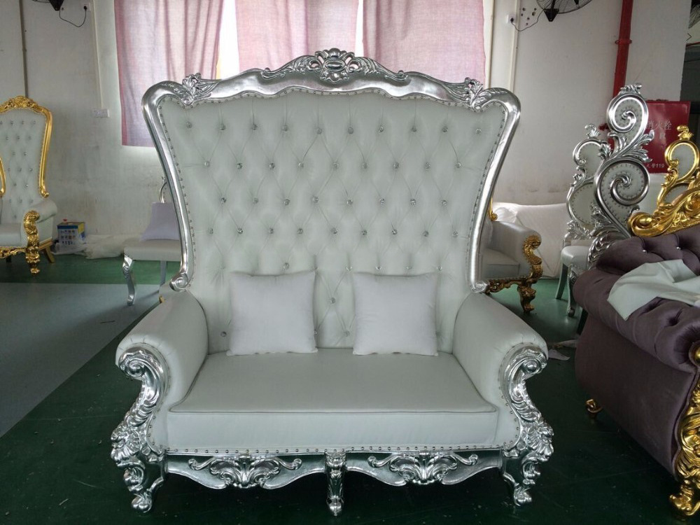 High Quality Modern Throne Chair Luxury Wedding Bride And Groom Sofa Chair