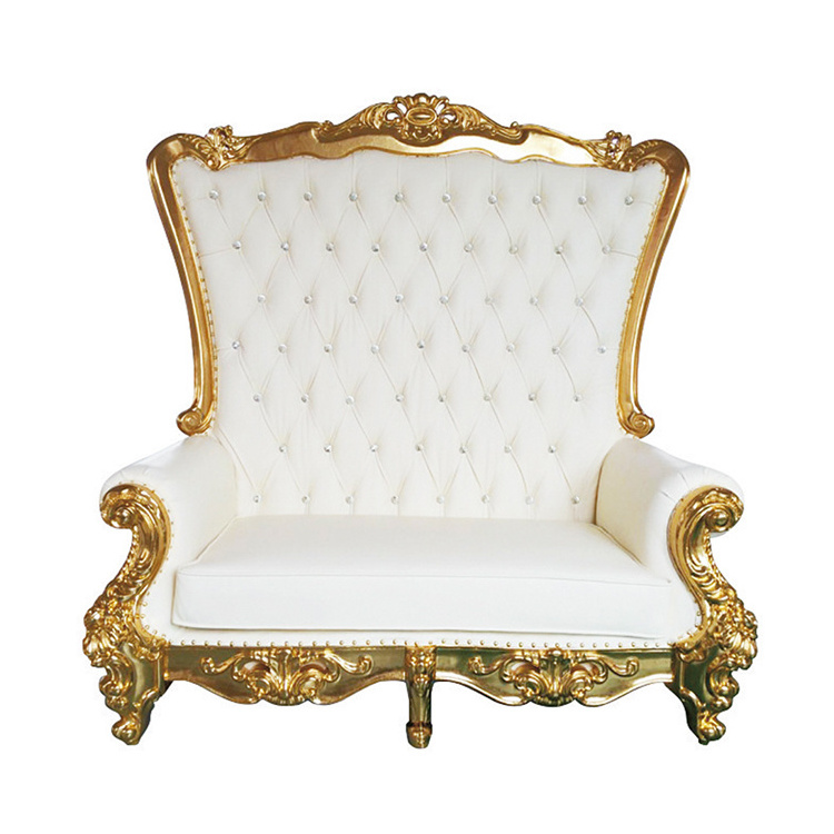 High Quality Modern Throne Chair Luxury Wedding Bride And Groom Sofa Chair