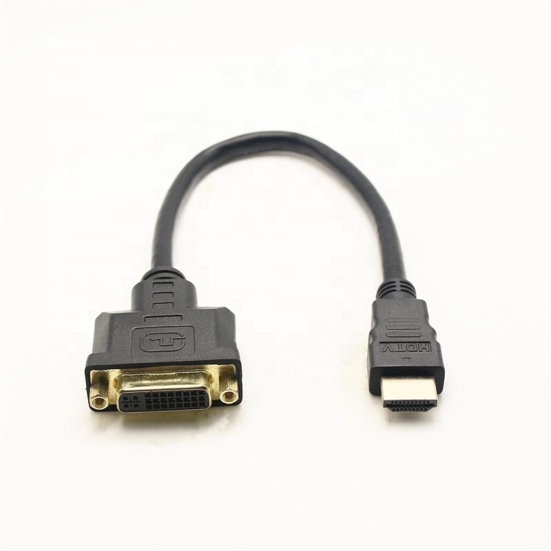 Custom OEM 0.3m to 5m 1080P HDMI to DVI Male to Female Adapter Cable for Monitor Converter HDMI to DVI  Cable