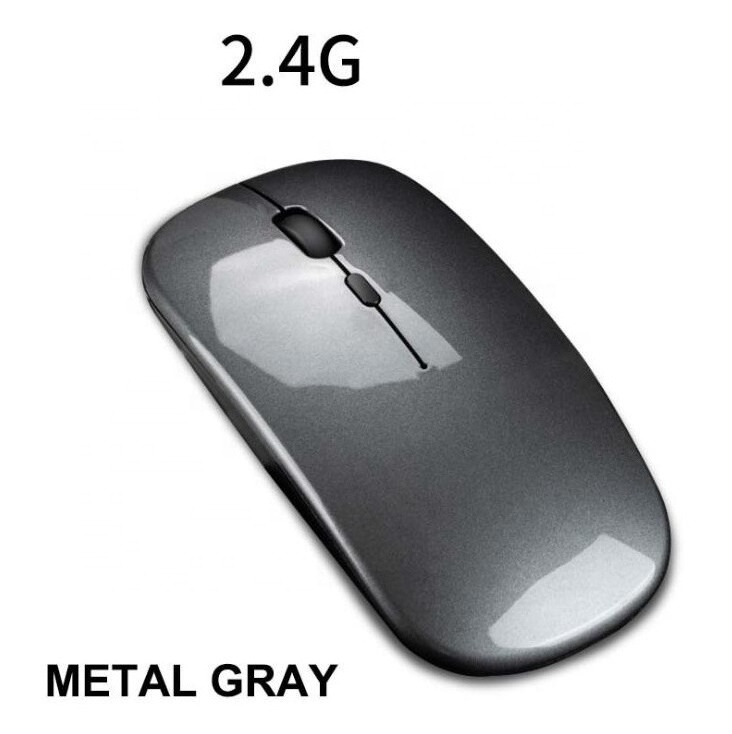 Promote New Wireless Rechargeable Mouse 2.4GHz Ultra-Thin Silent Opto-electronic Mouse for Home Laptop Office Use Computer Mouse