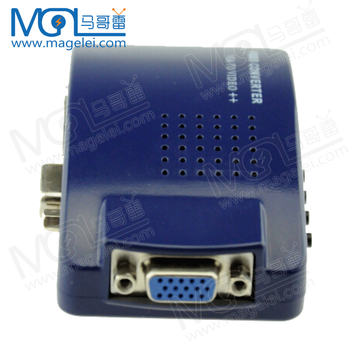 Factory Price RGB A RCA AV Composite S-Video Signal HD Video Converter Adapter Box  PC TO Computer Vga To AV  Converter