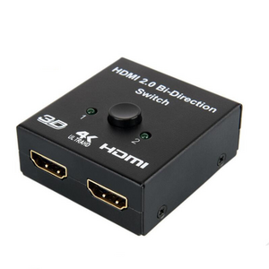 Professional 4K HDMI Audio Video Switcher 4K@60Hz 2 Port 2X1/1x2 Bi-directional HDMI Switch For PC Laptop PS3 TV