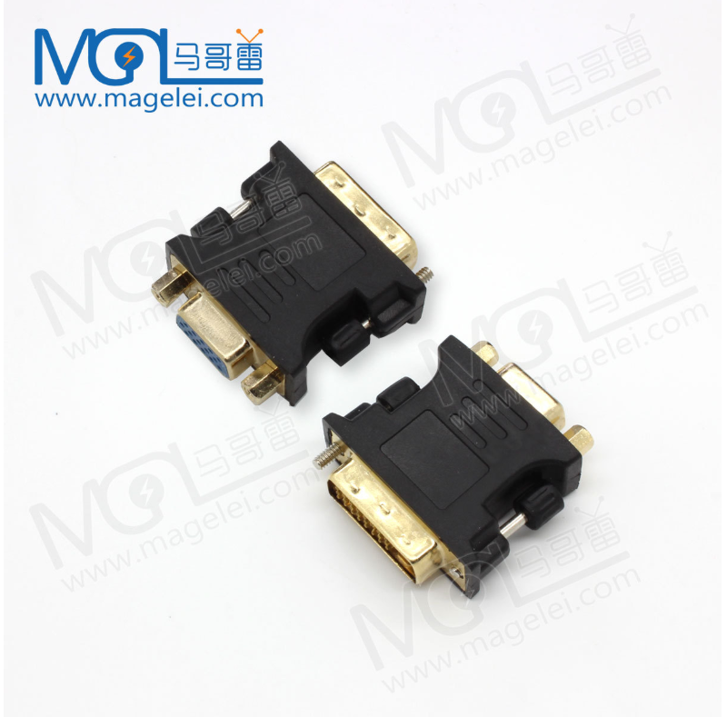 DVI to VGA adapter DVI 24+5 male to VGA female interface video card to display adapter