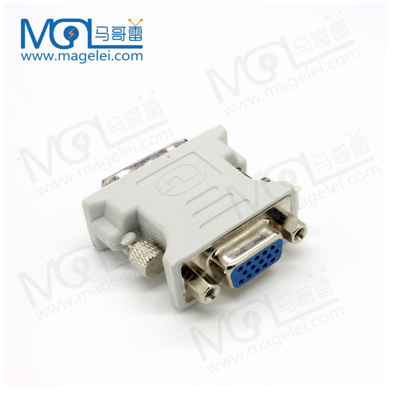 DVI to VGA adapter DVI 24+5 male to VGA female interface video card to display adapter