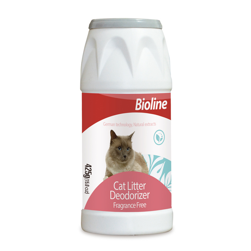 Bioline Products Odor Removes for Pets Fresh Room Cat Litter Deodorant Powder