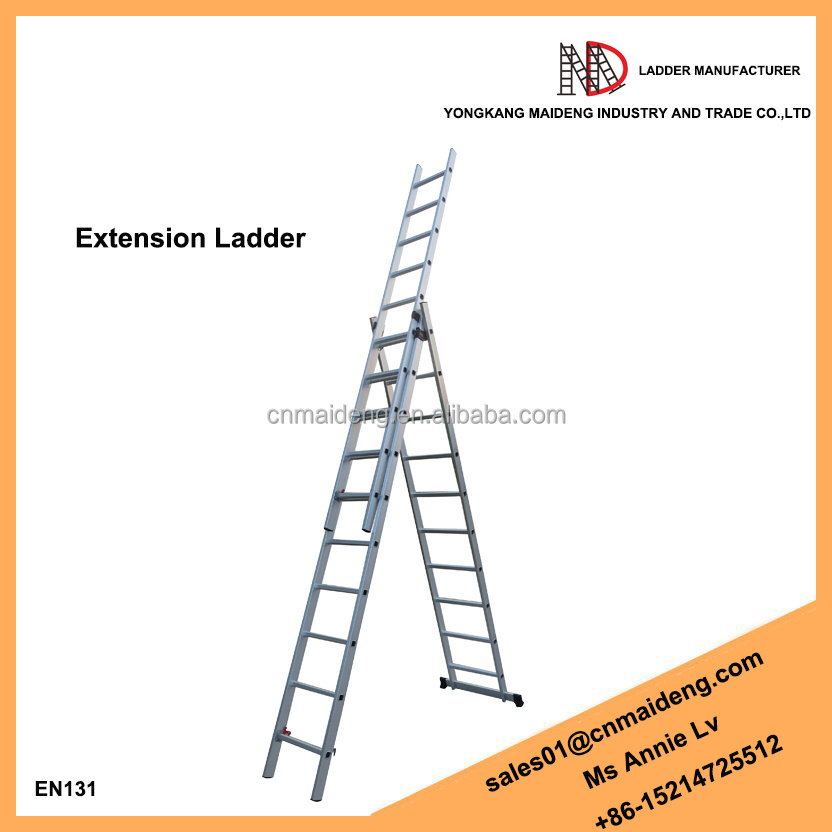 Industrial Combination Ladders with EN131 Hot Sale Aluminium Apartment Aluminum Telescopic Articulated Ladder 7 Traditional 1m