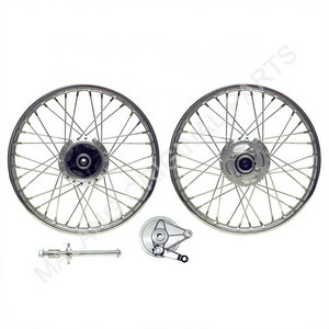 17" Motorcycle Aluminium Wheel Rims Rear Forged Stainless Steel Set Motorcycle Wheel Rim For CG125