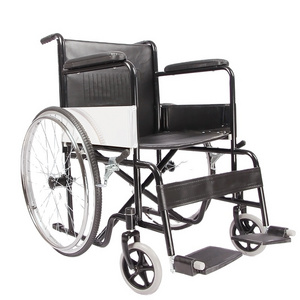 Economy basic standard wheelchairs 809 wheel chair with blue red green black color options silla de ruedas