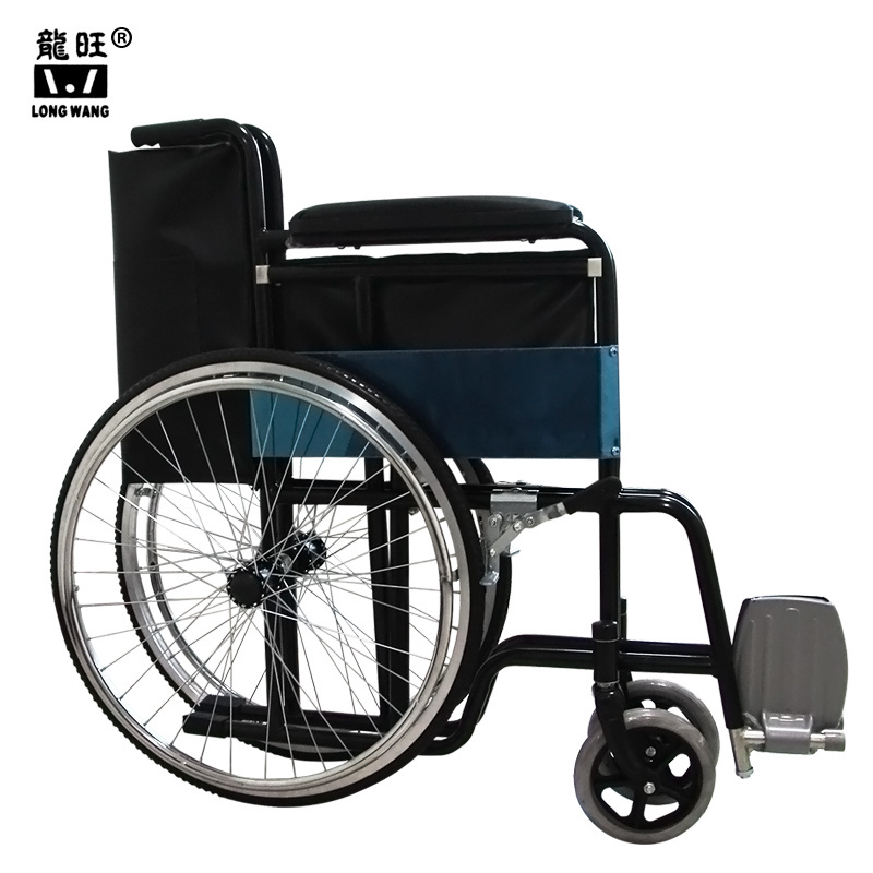 Health Care Best Selling Basic Standard  Chromed Steel Frame 809 Manual Wheelchair