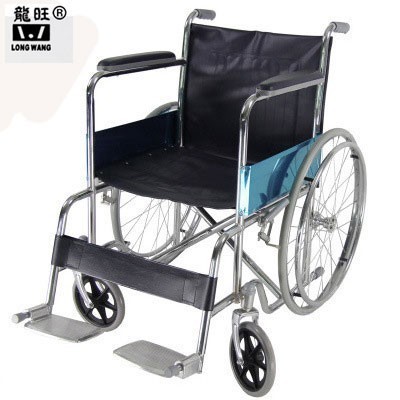 Health Care Best Selling Basic Standard  Chromed Steel Frame 809 Manual Wheelchair