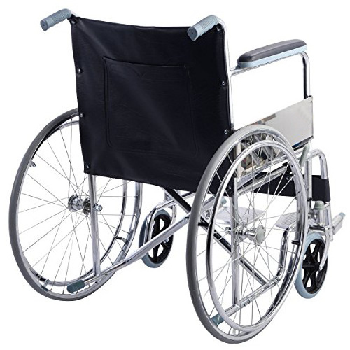 Health Care Best Selling Basic Standard  Chromed Steel Frame 809 Manual Wheelchair